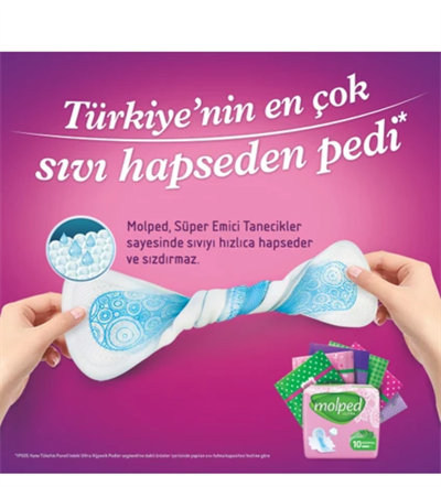 MOLPED Ultra Uzun Ped 8 Adet