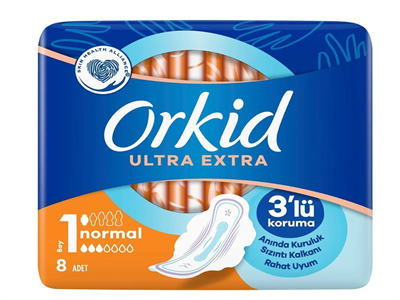 ORKİD Ultra Extra Normal 8 Adet