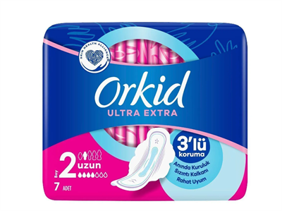 ORKİD Ultra Extra Uzun Ped 7 Adet