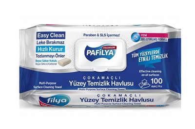 PREMIUM Yüzey Islak Havlu 2Li Set (100 Yaprak + 100 Yaprak)