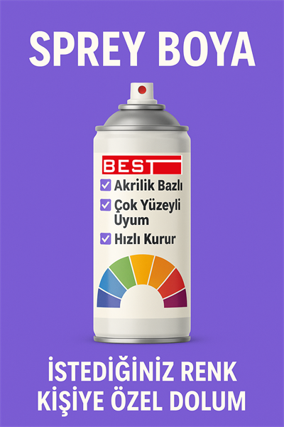 Profesyonel Akrilik Sprey Boya 400 ML