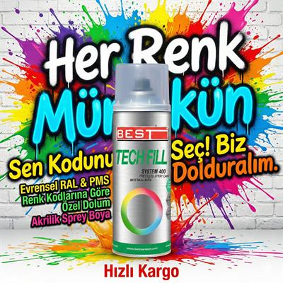 Profesyonel Akrilik Sprey Boya 400 ML