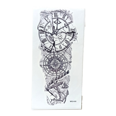 Saat Pusula Çapa Geçici Dövme