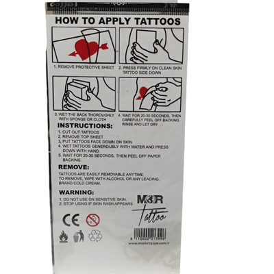 Saat Pusula Çapa Geçici Dövme