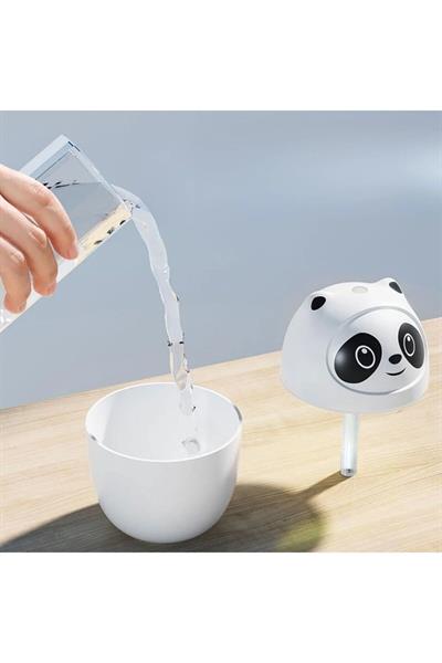 Sevimli Panda Figürlü Hava Nemlendirici Ultrasonik Soğuk Buhar Makinesi