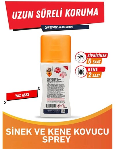 Sinek ve Kene Kovucu Sprey Losyon 100ML