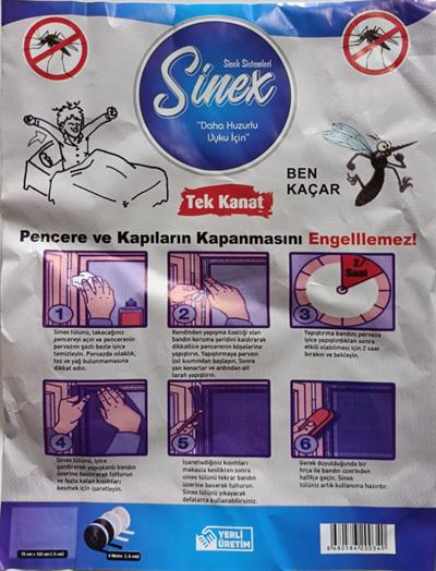 SİNEX Pencere Sineklik Tülü 75cm X 125 cm