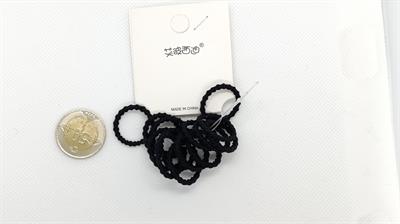 Siyah Mini Lastik Toka