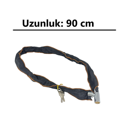 SMJA Motosiklet & Bisiklet Kilidi (Zincirli)