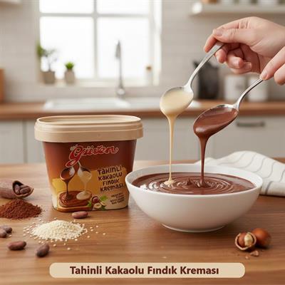 Tahinli Kakaolu Fındık Kreması 500GR