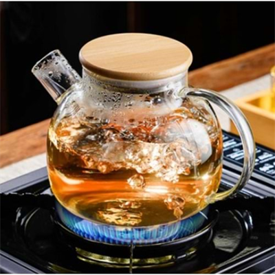 Bambu Kapaklı Cam Demlik 1500ml