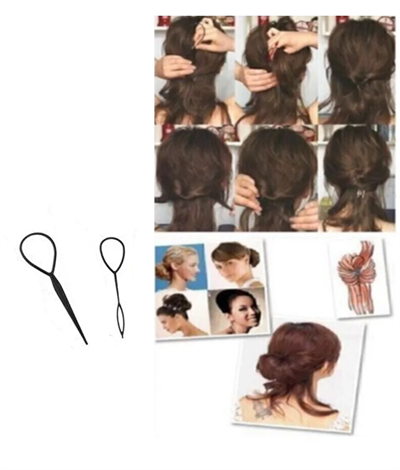 Topuz Şekillendirme Seti & Simit Havlu Toka & Tüp Toka