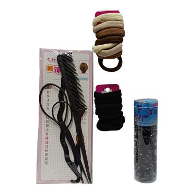 Topuz Şekillendirme Seti & Simit Havlu Toka & Tüp Toka