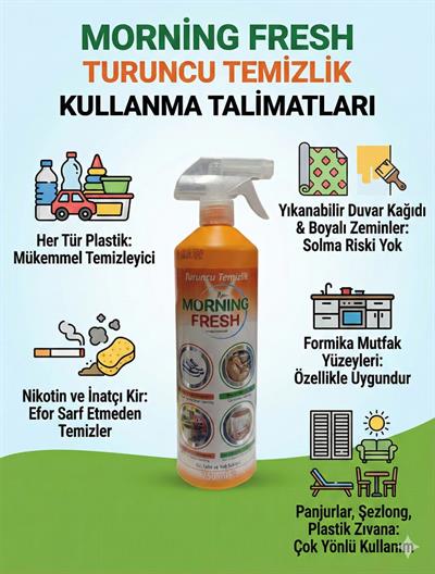 Turuncu Temizlik Kir, Leke ve Yağ Sökücü 750ML