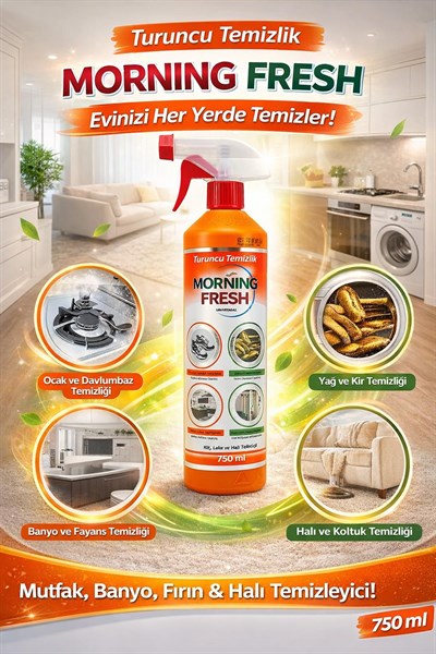 Turuncu Temizlik Kir, Leke ve Yağ Sökücü 750ML