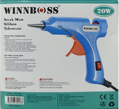 WINNBOSS Sıcak Mum Silikon Tabancası 20W