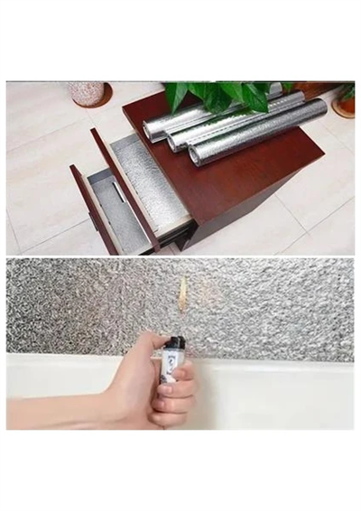 Yapışkanlı Alüminyum Folyo 2mt x 60cm 