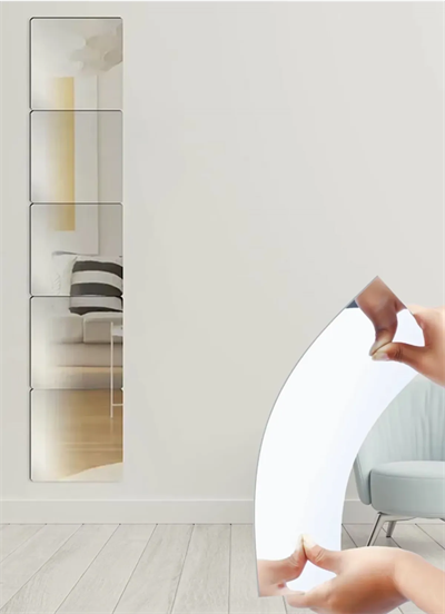 Dekoratif Yapışkanlı Pleksi (Flex) Ayna 35x50 cm