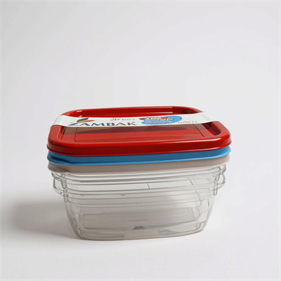 Zambak 3lü Saklama Kabı 0,45 LT