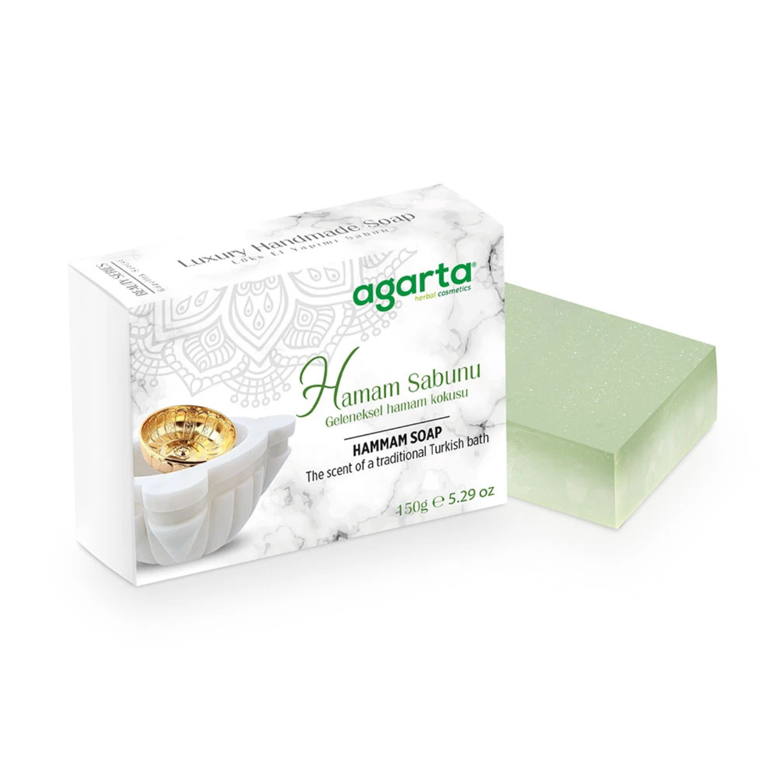 Agarta Doğal El Yapımı Hamam Sabunu 150g