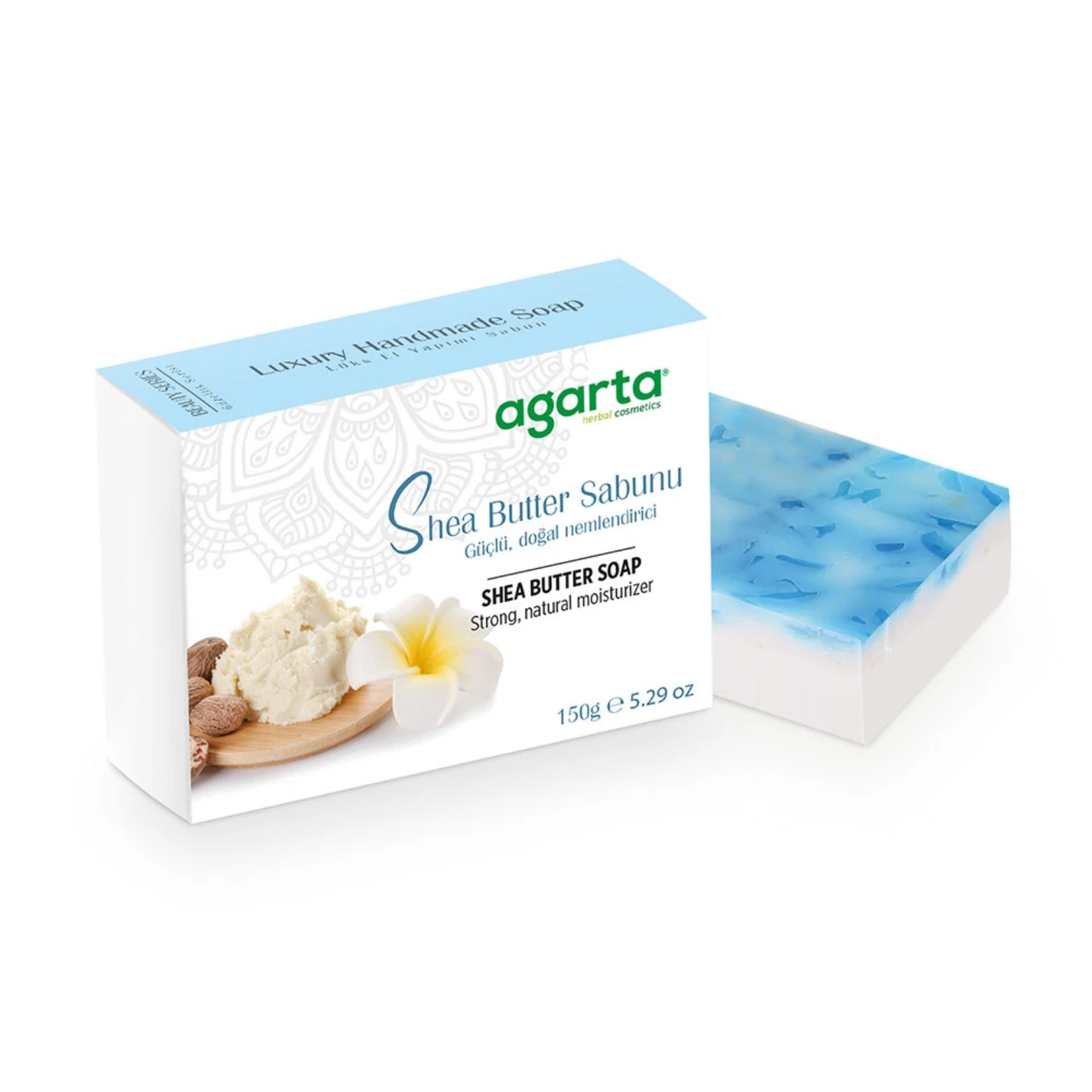 Agarta Doğal El Yapımı Shea Butter Sabunu 150g