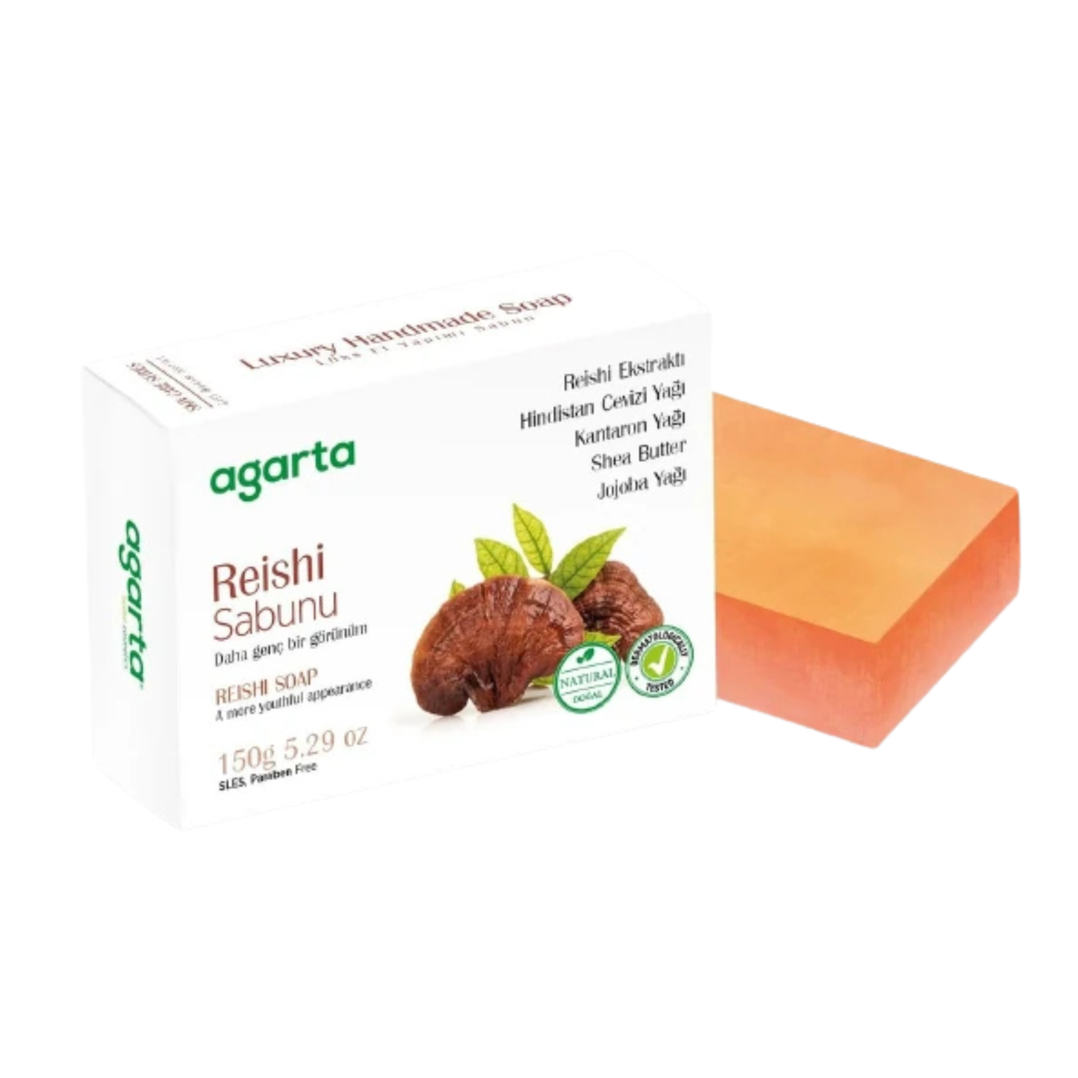 Agarta Doğal Reishi Sabunu 150g