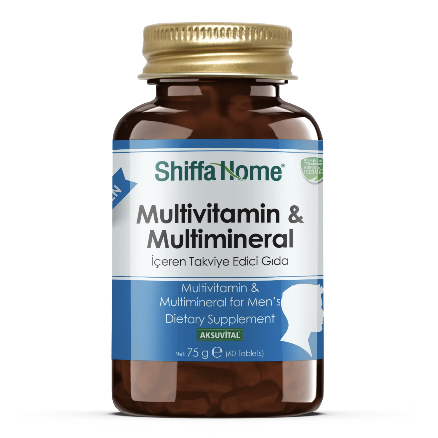 Aksu Vital Multivitamin Multimineral Erkeklere Özel 1260mgx60 Tablet