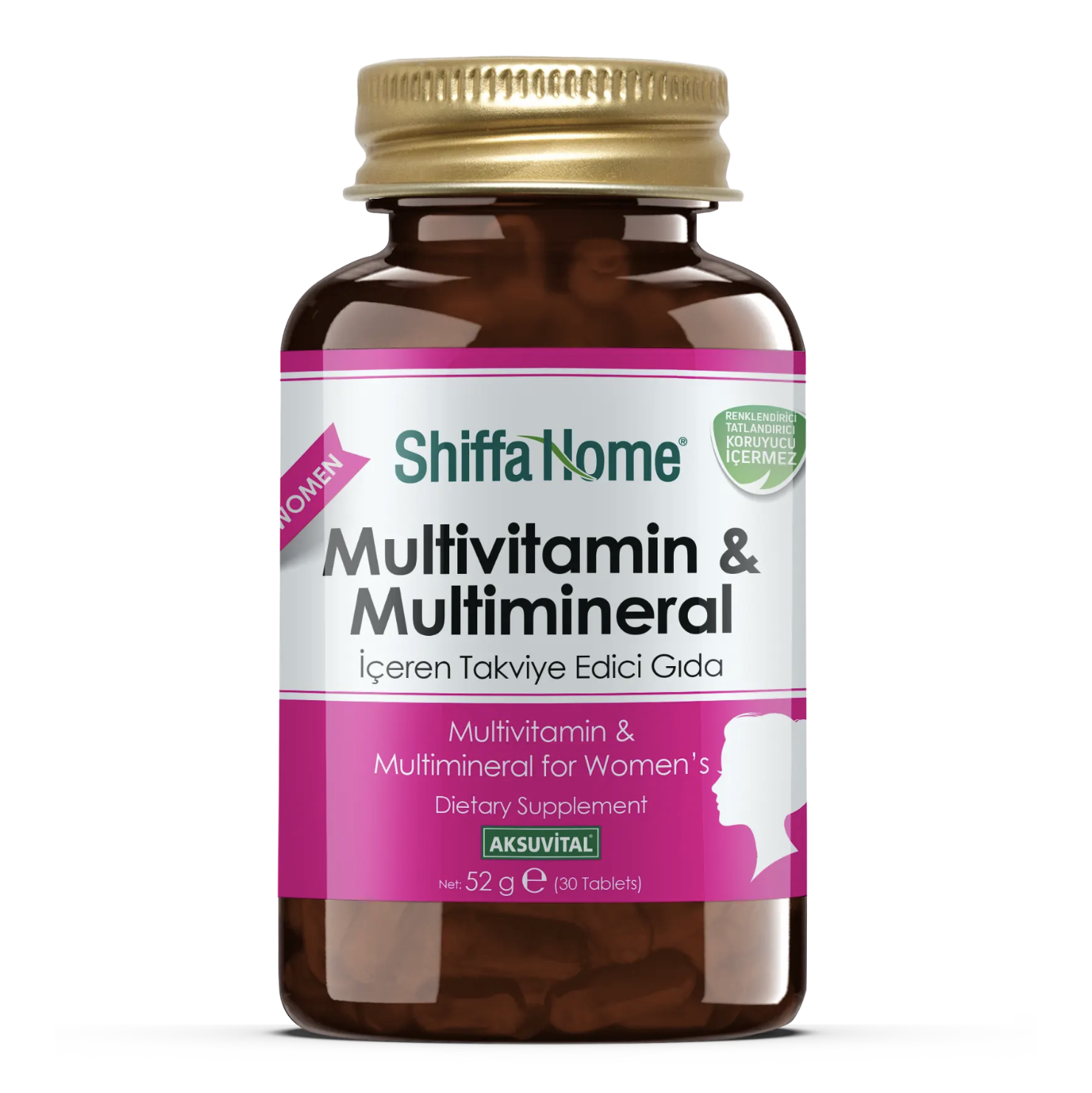 Aksu Vital Multivitamin Multimineral Kadınlara Özel 1760mgx30 Tablet