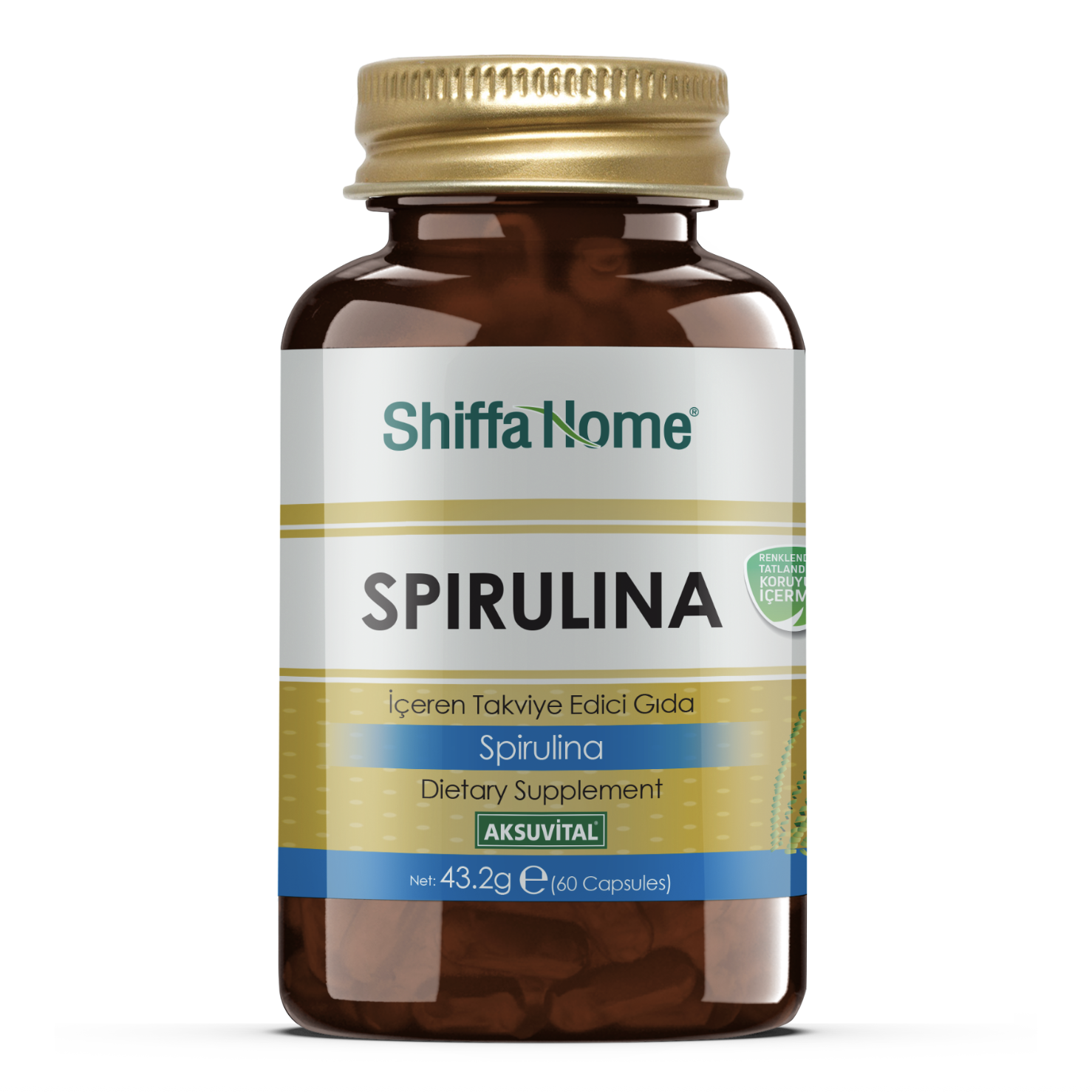 Aksu Vital Spirulina 60 Kapsül