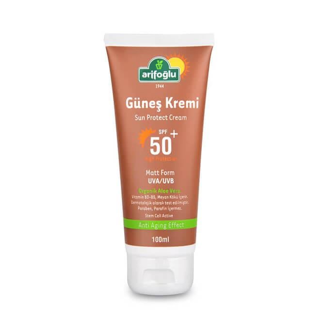 Arifoğlu Güneş Kremi Organik Aloe Veralı Anti Aging 100ml