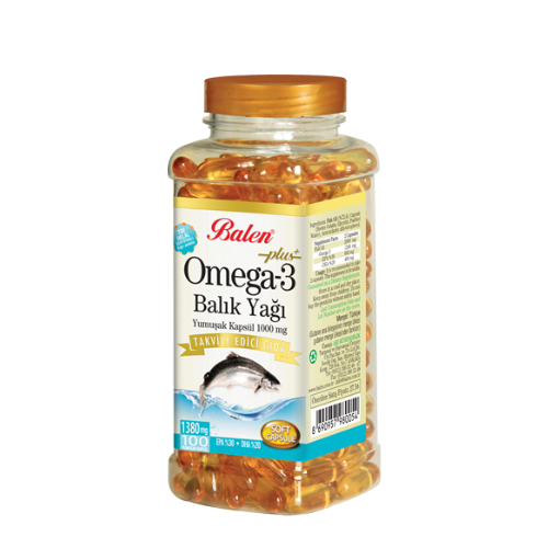 Balen Omega 3 Balık Yağı 1380mgx100 Yumuşak Kapsül