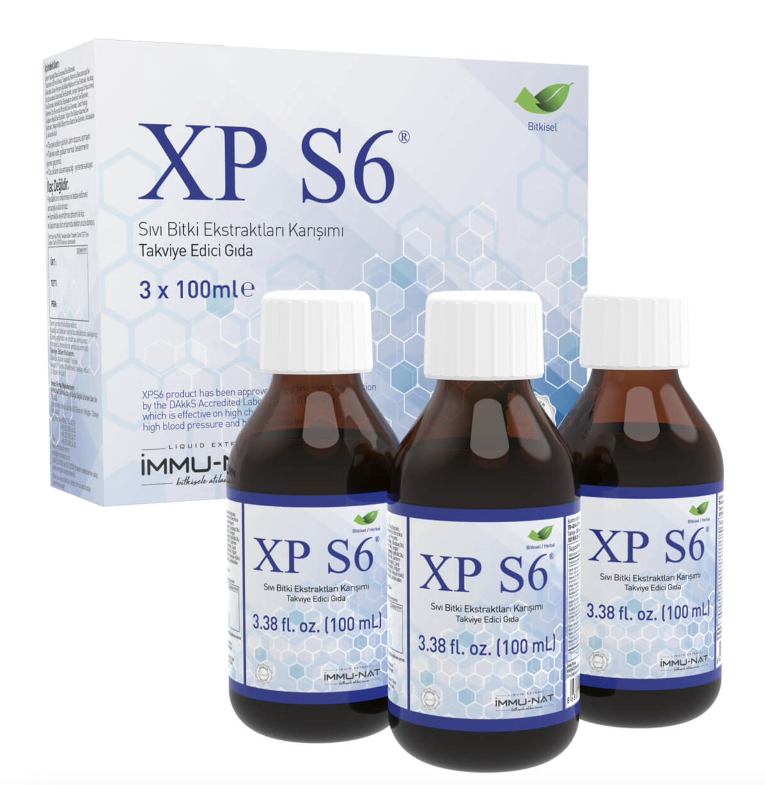 İmmunat XP S6 Sıvı Box 3x100ml