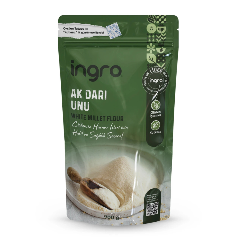 İngro Glutensiz Ak Darı Unu 700 g