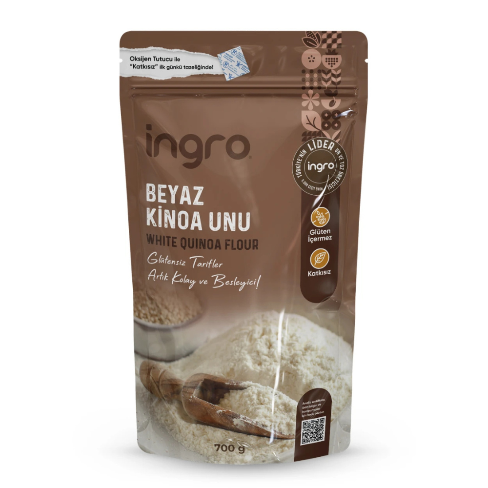 İngro Glutensiz Beyaz Kinoa Unu 700 g