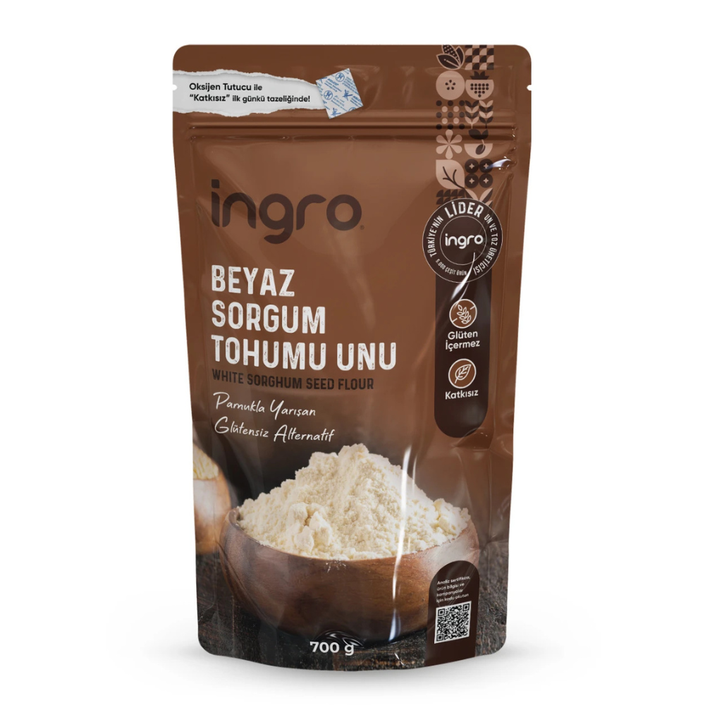 İngro Glutensiz Beyaz Sorgum Tohumu Unu 700 g