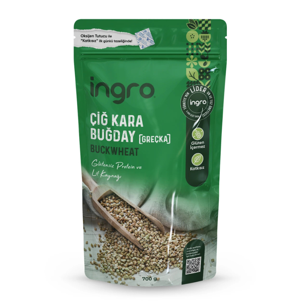 İngro Glutensiz Çiğ Karabuğday 700 g