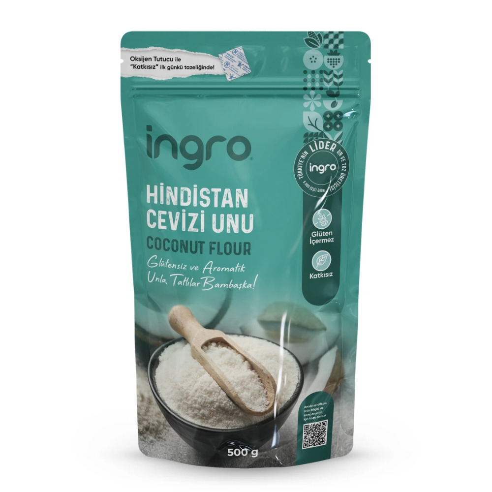 İngro Glutensiz Hindistan Cevizi Unu 500 g