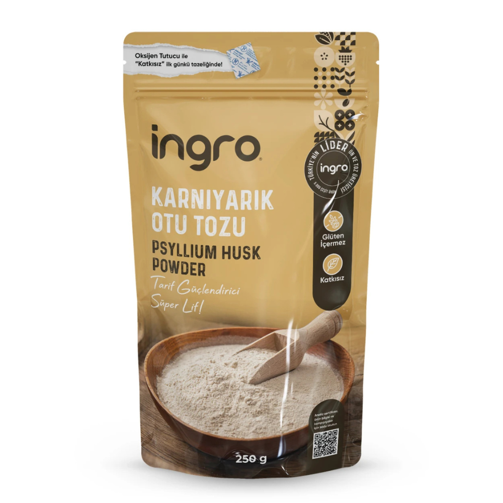 İngro Karnıyarık Otu Tozu Psyllium Husk Powder 250 g