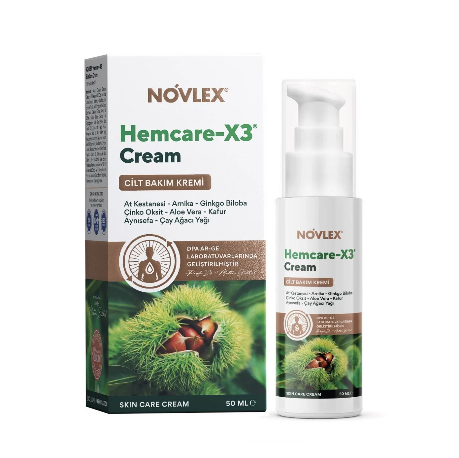 Novlex® Hemcare -X3 - Cilt Bakım Kremi 50ml