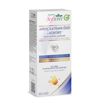 Aksu Vital Ardıç Katranı Özü ve Kükürt Şampuanı 300ml