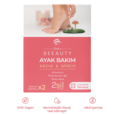 Balen Ayak Bakım Kremi ve Spreyi (İkili Set) 2x100ml