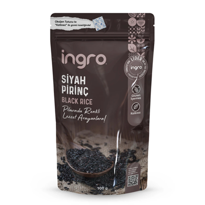 İngro Glutensiz Siyah Pirinç 700 g