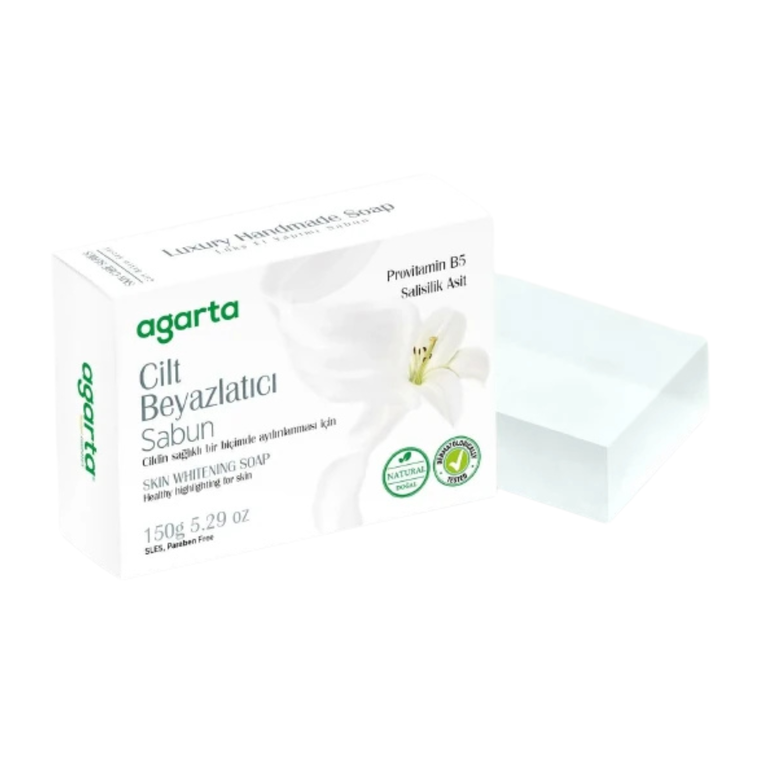Agarta Doğal Cilt Beyazlatıcı Sabun 150g