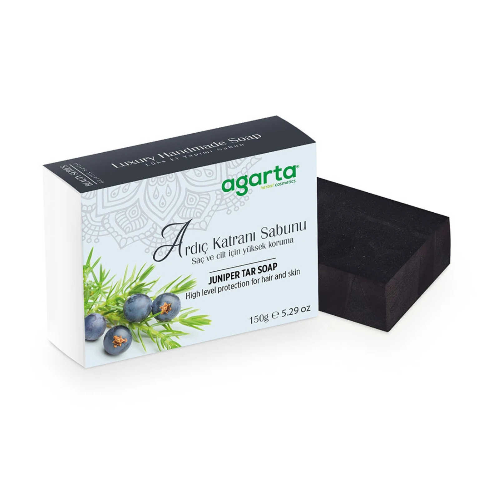 Agarta Doğal El Yapımı Ardıç Katranı Sabunu 150g