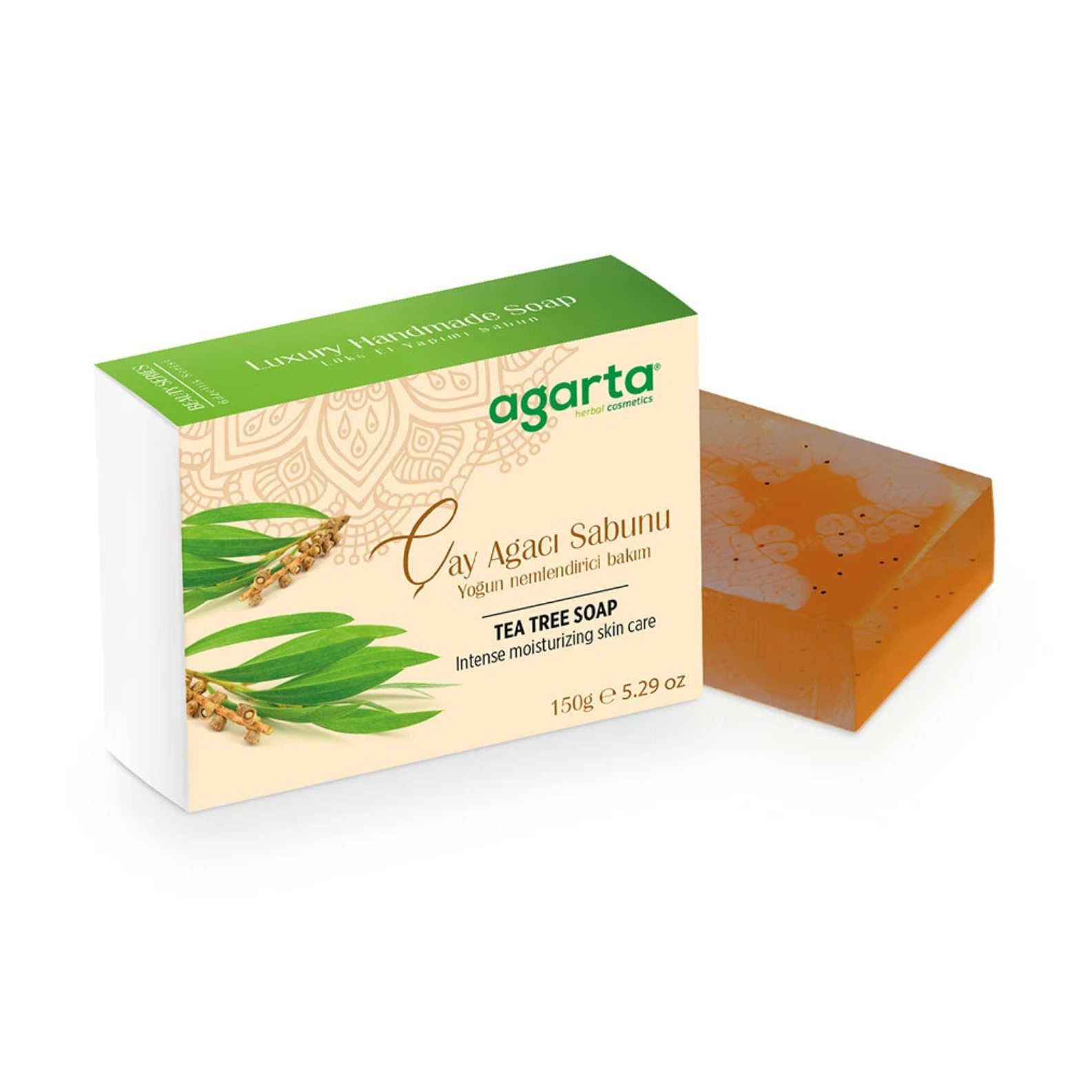 Agarta Doğal El Yapımı Çay Ağacı Sabunu 150g