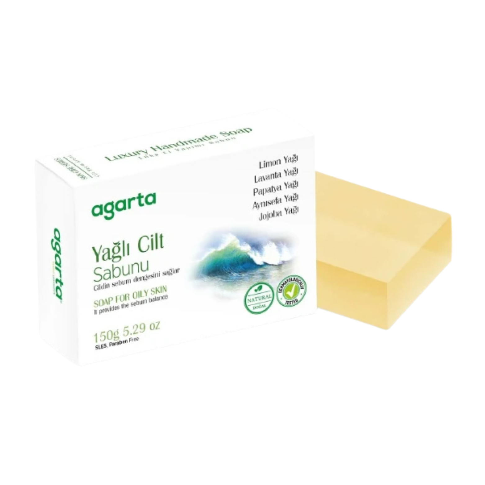 Agarta Doğal Yağlı Cilt Sabunu 150g