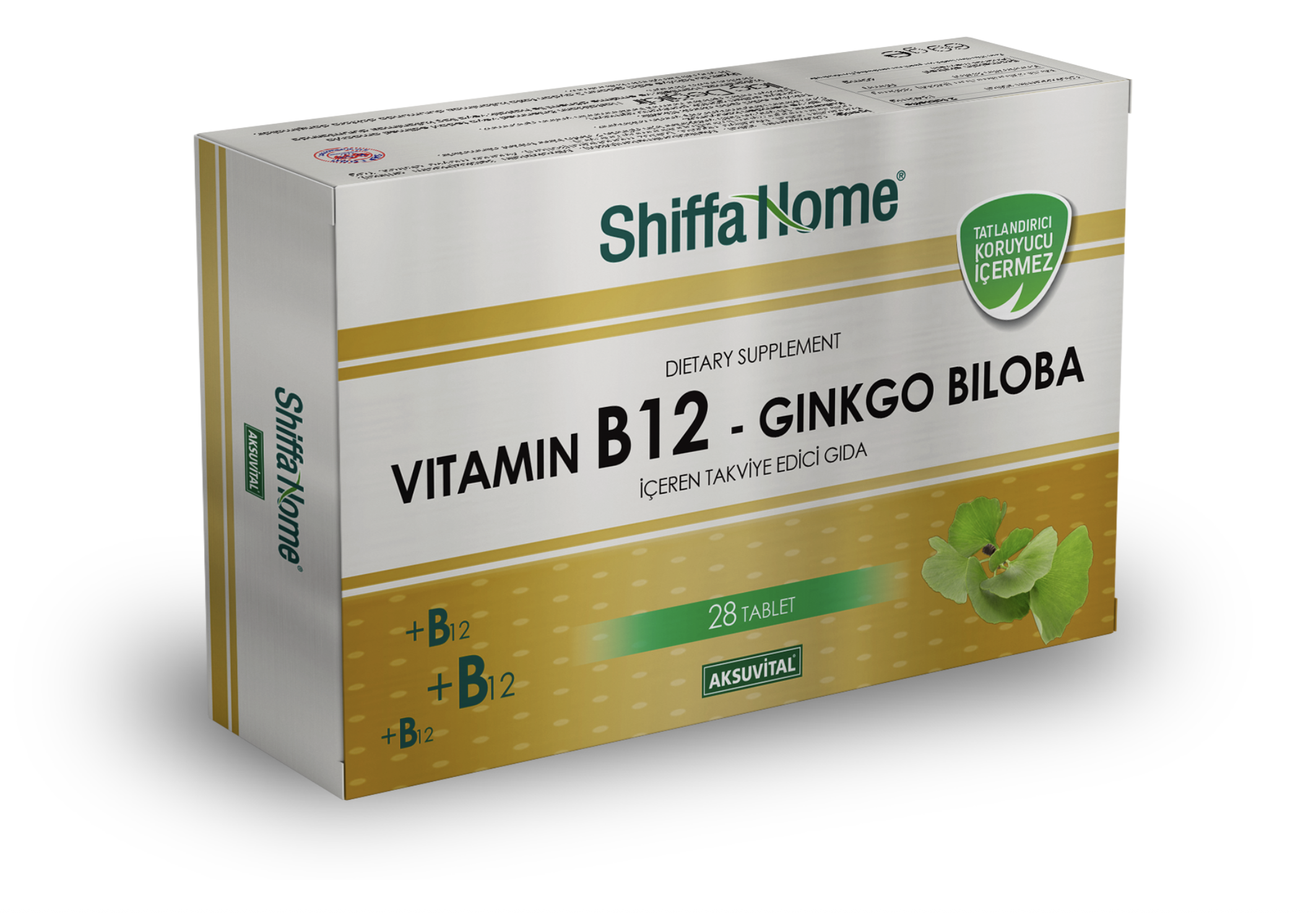 Aksu Vital Vitamin B12-Gingko Biloba 28 Tablet
