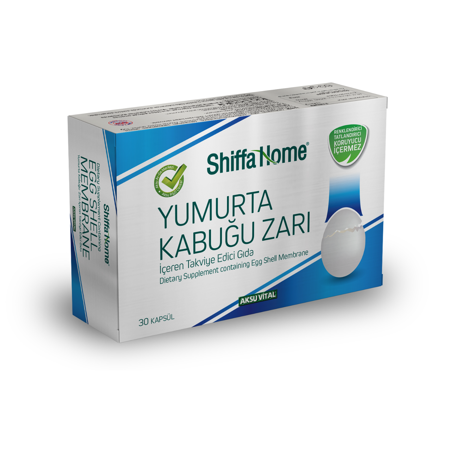 Aksu Vital Yumurta Kabuğu Zarı Kapsül