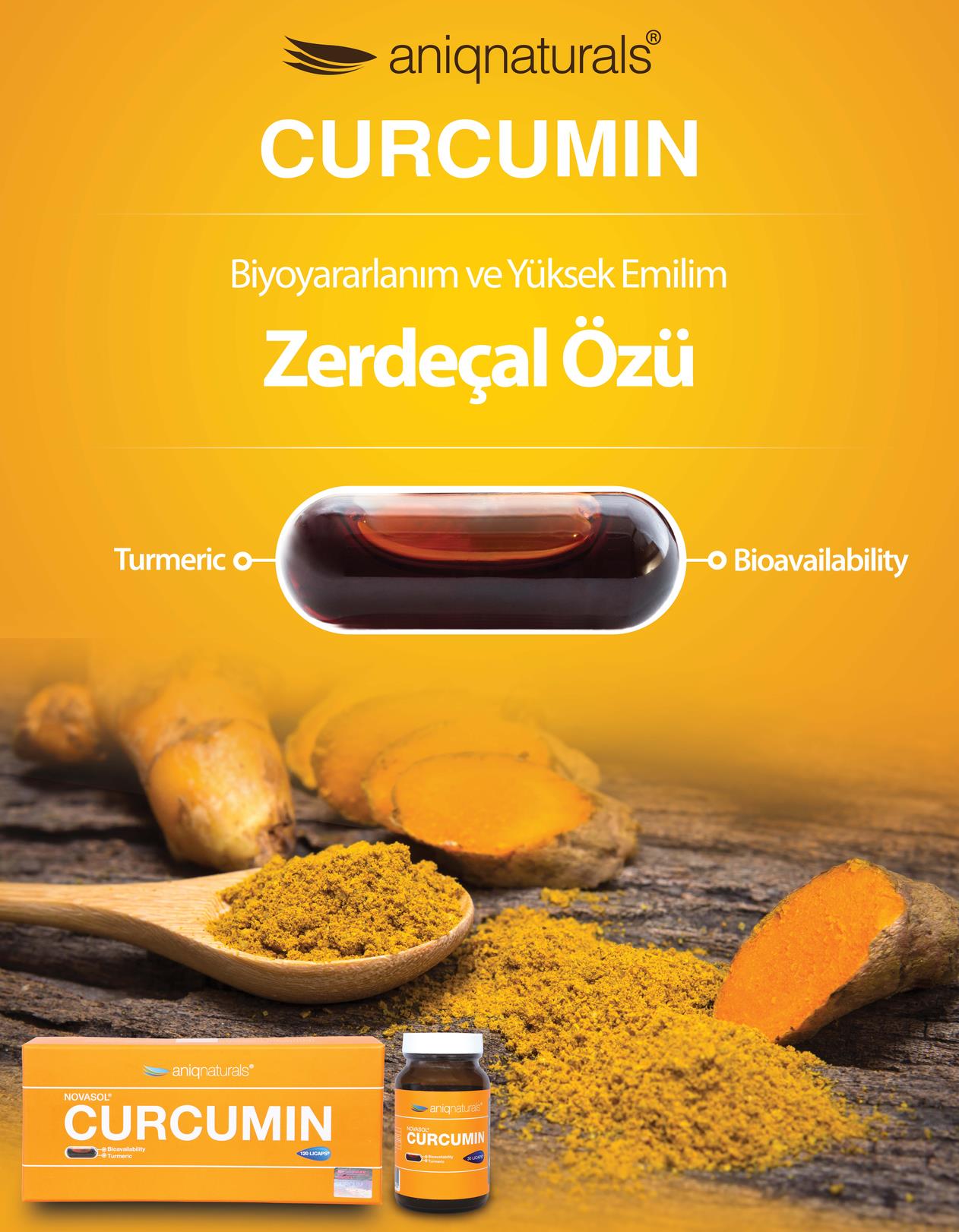 Aniqnaturals Opti-Curcumin ® 120 Licaps