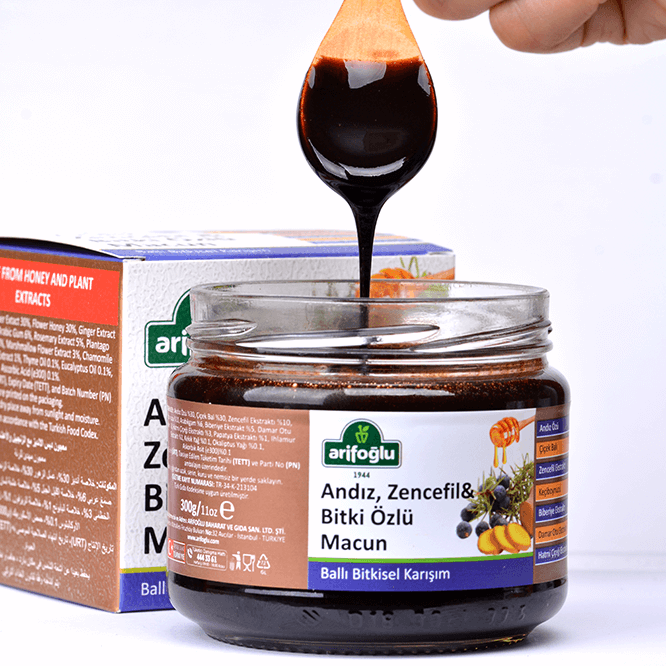 Arifoğlu Andız, Zencefil ve Bitki Özlü Macun 300g